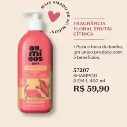 O Boticário Shampoo au mi gos pets oferta