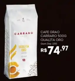 Bistek Supermercados Cafe grao carraro qualita oro oferta