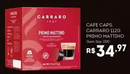 Bistek Supermercados Cafe caps. carraro 112g primo mattino oferta