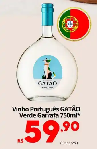 Althoff Supermercados Vinho Português GATÃO Verde oferta