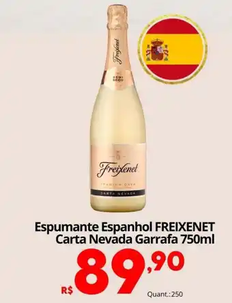Althoff Supermercados Espumante Espanhol Freixenet Carta Nevada oferta