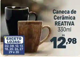 Supermercados Jau Serve Caneca de Cerâmica Reativa oferta