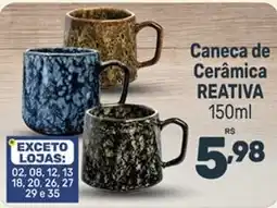 Supermercados Jau Serve Caneca de Cerâmica Reativa oferta
