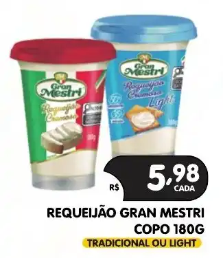 Supermercados Real Requeijão gran mestri oferta