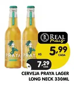 Supermercados Real Cerveja Praya lager oferta