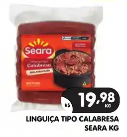 Supermercados Real Linguiça tipo calabresa oferta