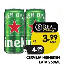 Supermercados Real Cerveja heineken oferta