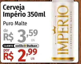 Supermercado Dalben Cerveja Império Puro Malte oferta