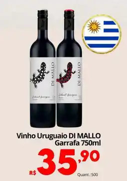 Althoff Supermercados Vinho Uruguaio Di Mallo oferta