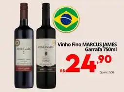 Althoff Supermercados Vinho Fino MARCUS JAMES oferta