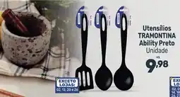 Supermercados Jau Serve Utensílios tramontina ability preto oferta