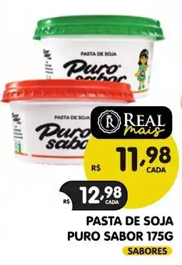 Supermercados Real Pasta de soja puro sabor oferta