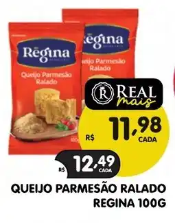 Supermercados Real queijo parmesão ralado oferta