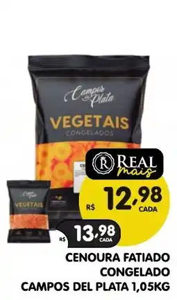 Supermercados Real cenoura fatiado congelado oferta