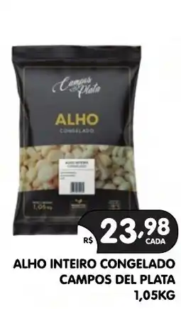 Supermercados Real alho inteiro congelado oferta