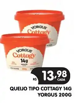 Supermercados Real Queijo tipo cottagy oferta