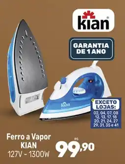 Supermercados Jau Serve Ferro a Vapor KIAN oferta
