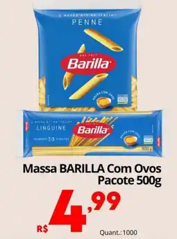 Althoff Supermercados Massa barilla com ovos oferta