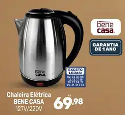 Supermercados Jau Serve Chaleira Elétrica Bene Casa oferta