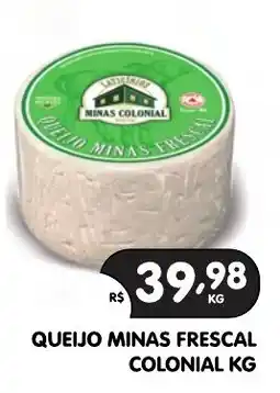 Supermercados Real Queijo minas frescal oferta
