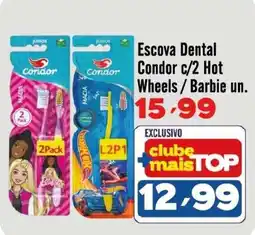 Rede Top Escova Dental Condor c/2 Hot Wheels / Barbie oferta