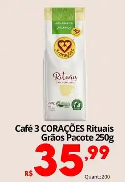 Althoff Supermercados Café 3 corações rituais oferta