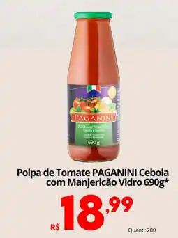 Althoff Supermercados Polpa de Tomate PAGANINI Cebola com Manjericão Vidro oferta