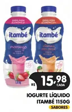 Supermercados Real Iogurte líquido itambé sabores oferta