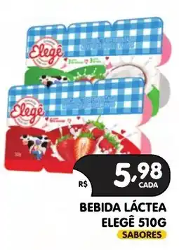 Supermercados Real bebida láctea elegê sabores oferta