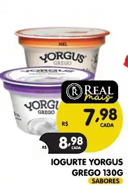 Supermercados Real Iogurte yorgus grego sabores oferta