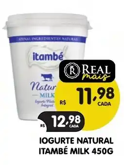 Supermercados Real Iogurte natural itambé oferta