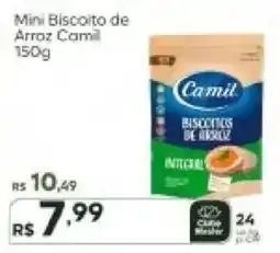 Master Supermercados Mini Biscoito de Arroz Camil oferta