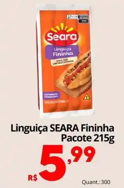 Althoff Supermercados Linguiça seara fininha oferta