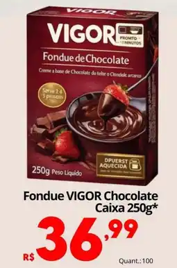 Althoff Supermercados Fondue vigor chocolate oferta