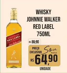 Festval whisky johnnie walker red label oferta