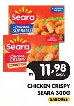 Supermercados Real Chicken crispy seara oferta