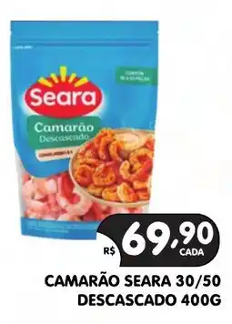 Supermercados Real Camarão descascado oferta