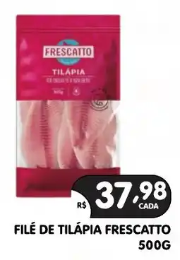 Supermercados Real Filé de tilápia frescatto oferta