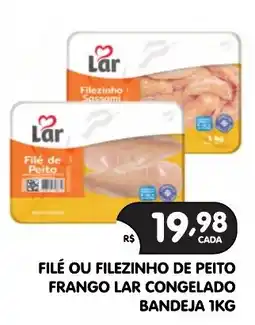 Supermercados Real Filé ou filezinho de peito frango lar congelado oferta