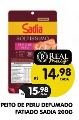 Supermercados Real Peito de peru defumado oferta