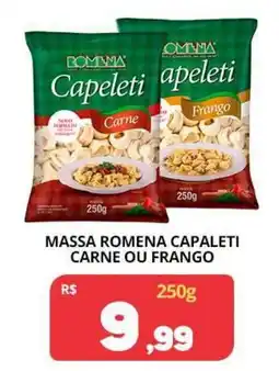 Super Nicolini Massa romena capeleti carne ou frango oferta