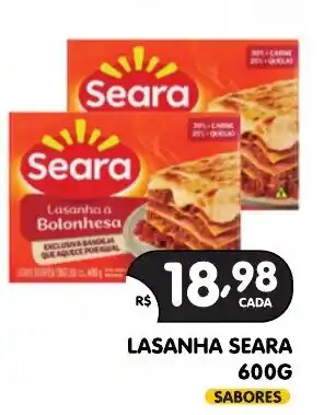 Supermercados Real Lasanha seara oferta