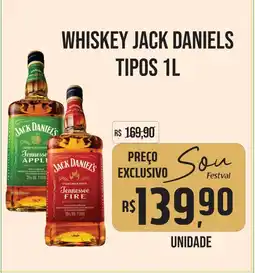 Festval Whiskey jack jack daniels tipos oferta