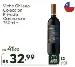 Master Supermercados Vinho Chileno Colecion Privada Carmenere oferta