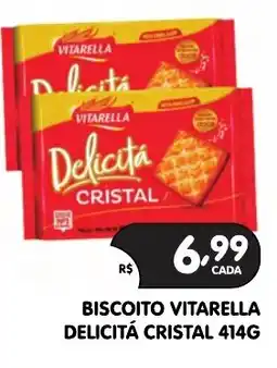 Supermercados Real Biscoito vitarella delicita cristal oferta