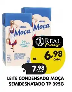 Supermercados Real Leite condensado moça oferta