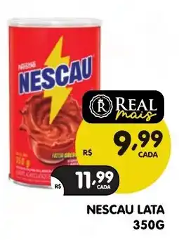 Supermercados Real nescau lata oferta
