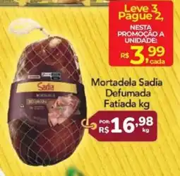 Super Luna Mortadela Sadia Defumada Fatiada oferta