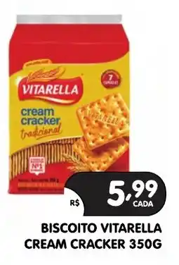 Supermercados Real Biscoito vitarella cream cracker oferta