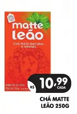 Supermercados Real chá matte leão oferta